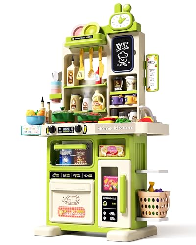 70Pcs Kids Kitchen Playset with Sound & Light F6194