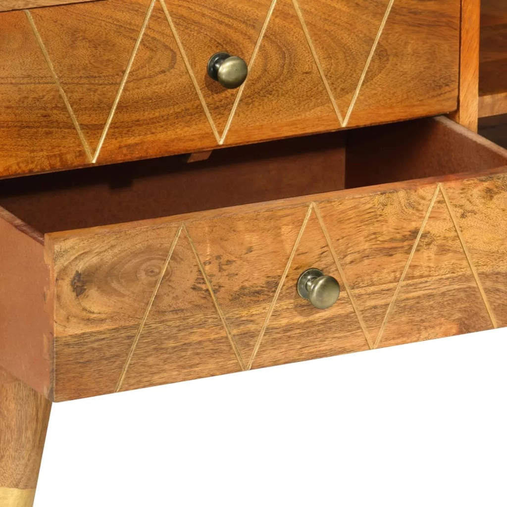 Solid Mango Wood TV Cabinet Y12517