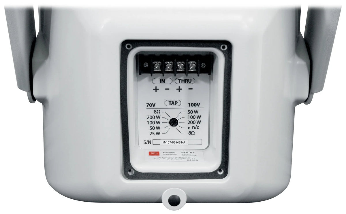 8" White Indoor/Outdoor Surface Mount Speakers L6441