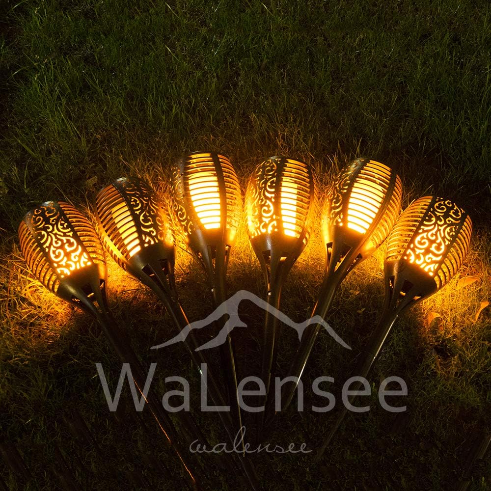 43 LED 6 Pack Solar Torch Lights D2730