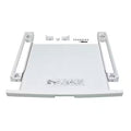 24 in. Laundry Stacking Kit with Shelf in White H99221