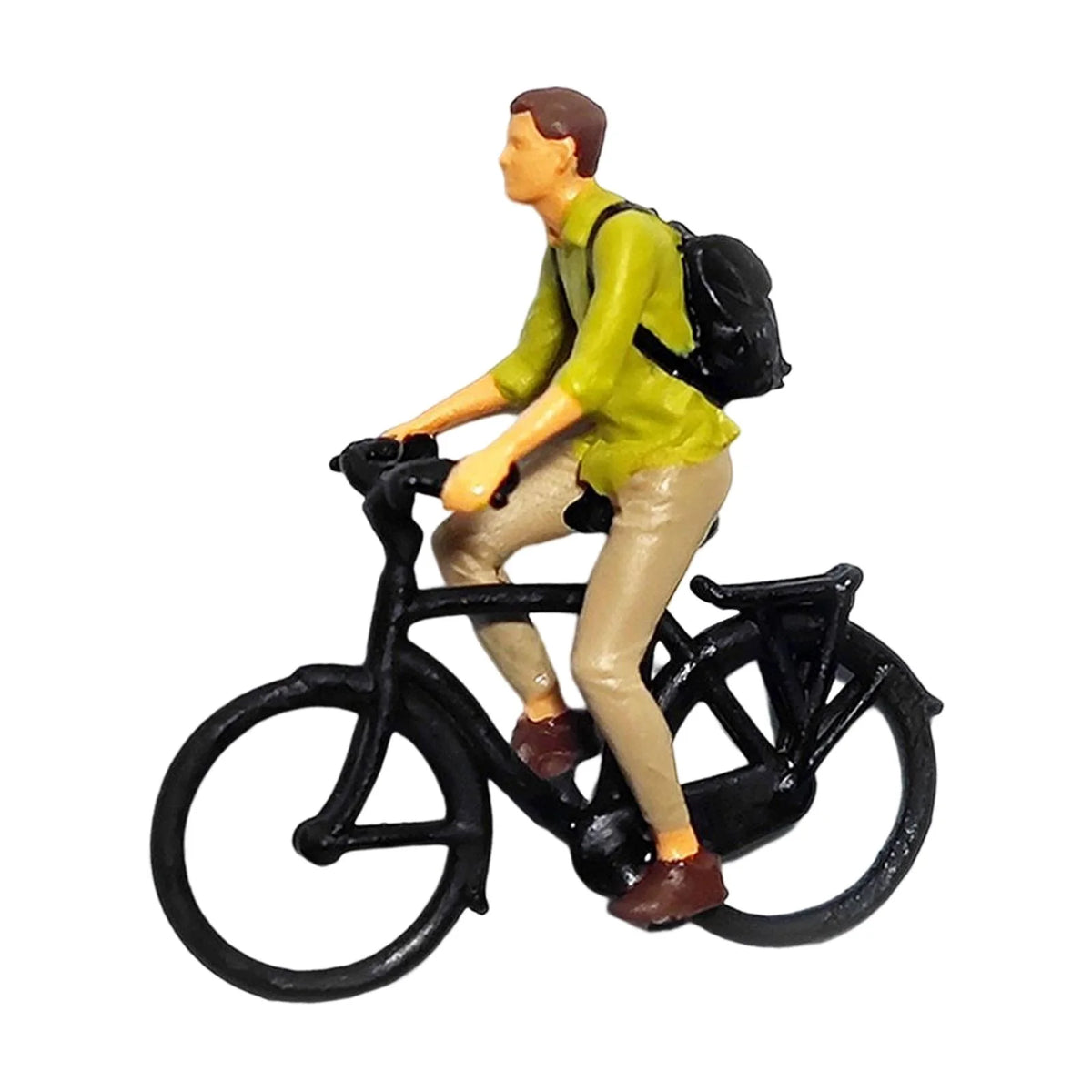 1/87 Scale Cyclist Figures Mini People Model Ornament L782121