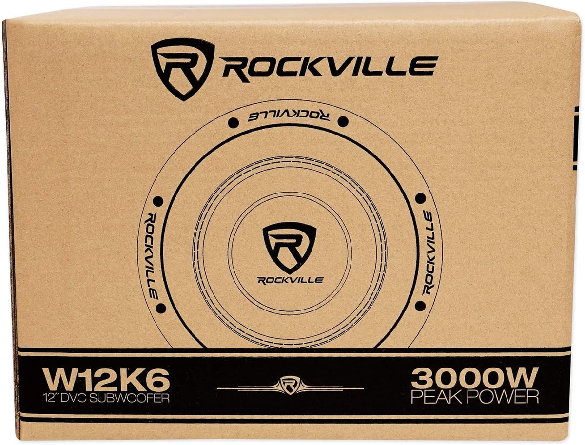 12" 4800w Subwoofers with Vented Box and Mono Amplifier C296