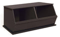 Espresso Two Bin Storage CUBBY E91810