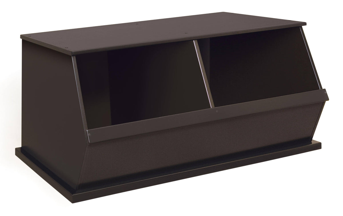 Espresso Two Bin Storage CUBBY E91810