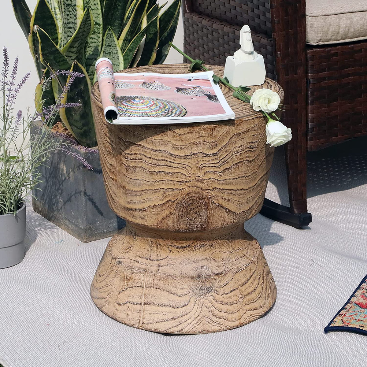 Outdoor Concrete Side Table M479675