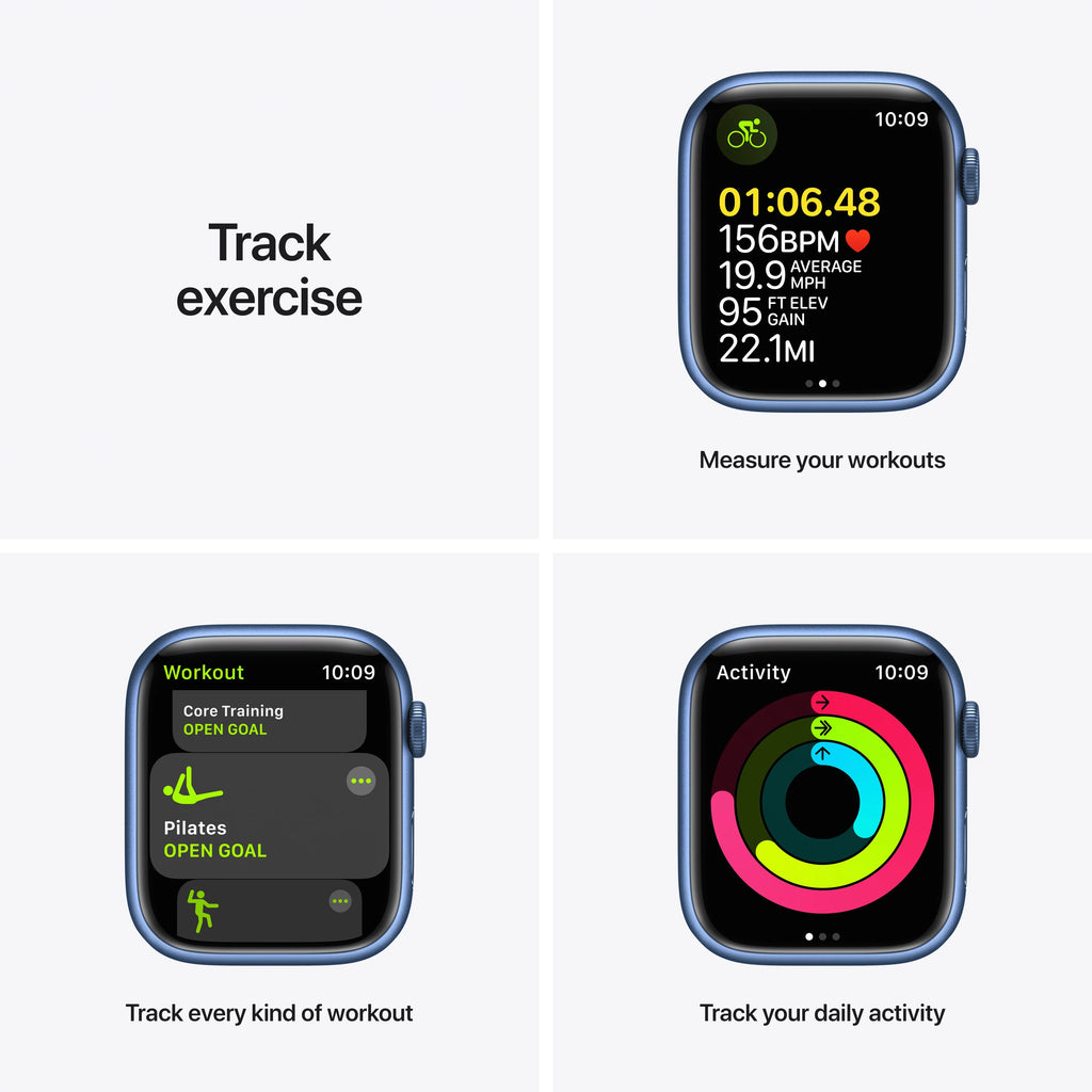 45mm Blue Aluminum Case with Sport Band P66393