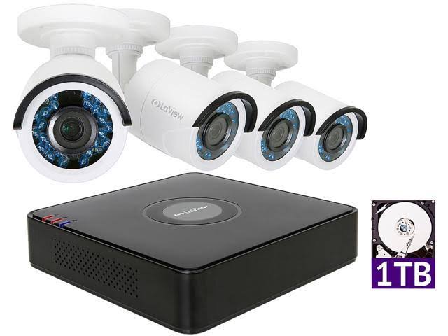 4CH 1080p HD Security Cameras Z43722