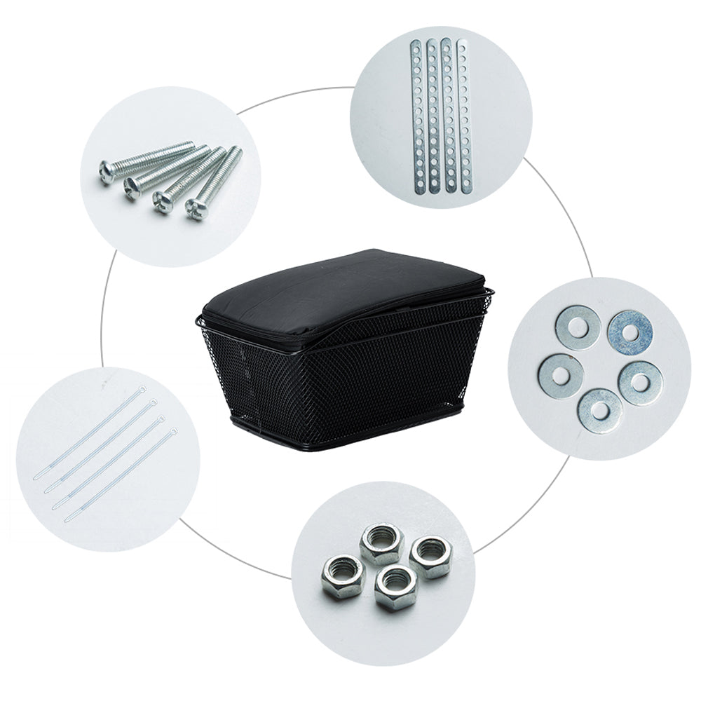 Bicycle Basket with Waterproof Cover H6154