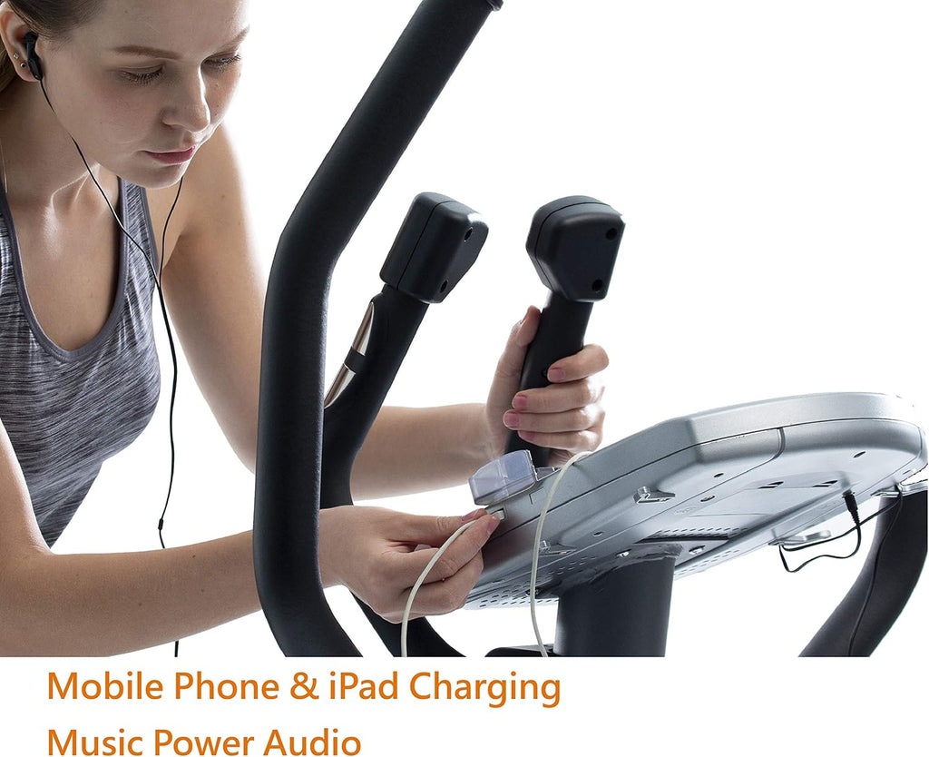 Elliptical Exercise Cross Trainer with Adjustable Arms and Pedals L5000
