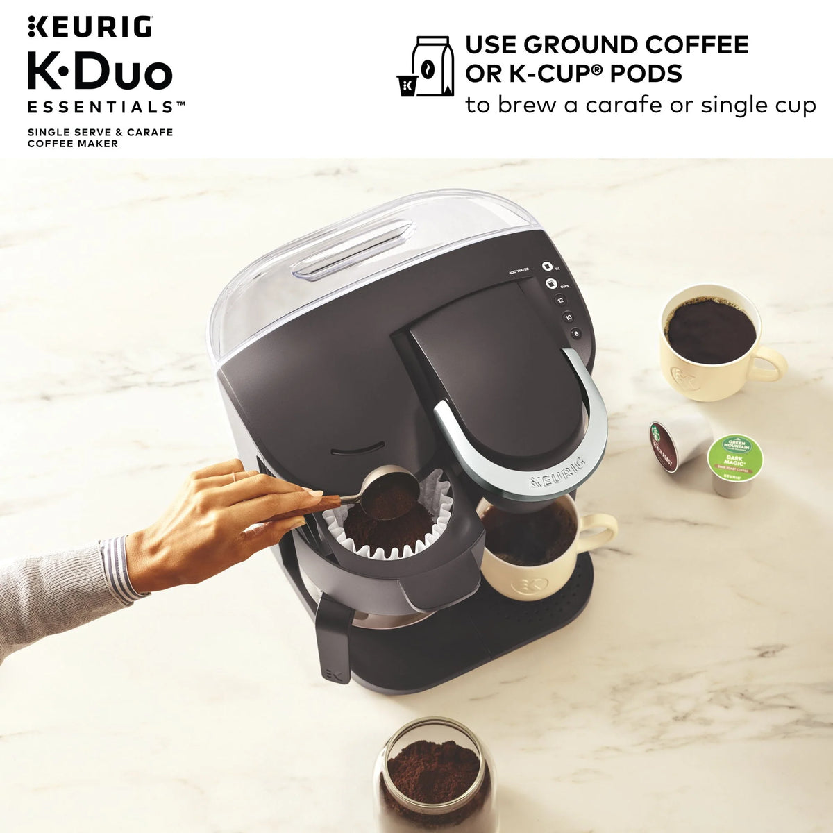Black Coffee Maker with 12 Cup Carafe M57974
