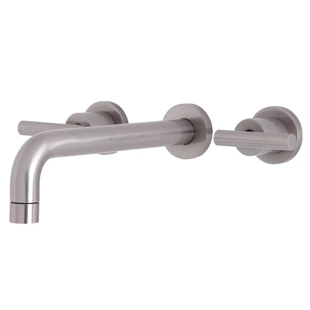 2-Handle Wall Mount Roman Tub Faucet Brushed Brass K178