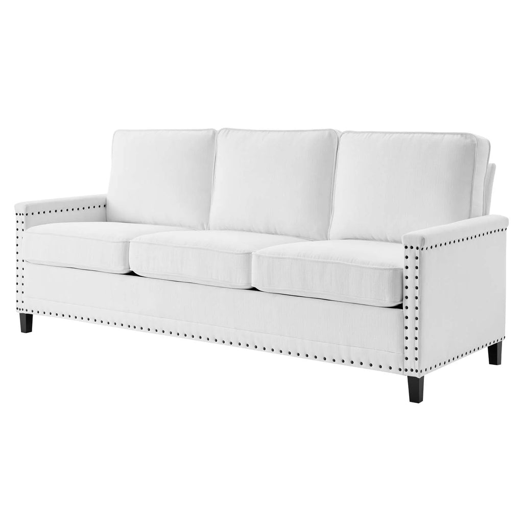 White Fabric Sofa A900