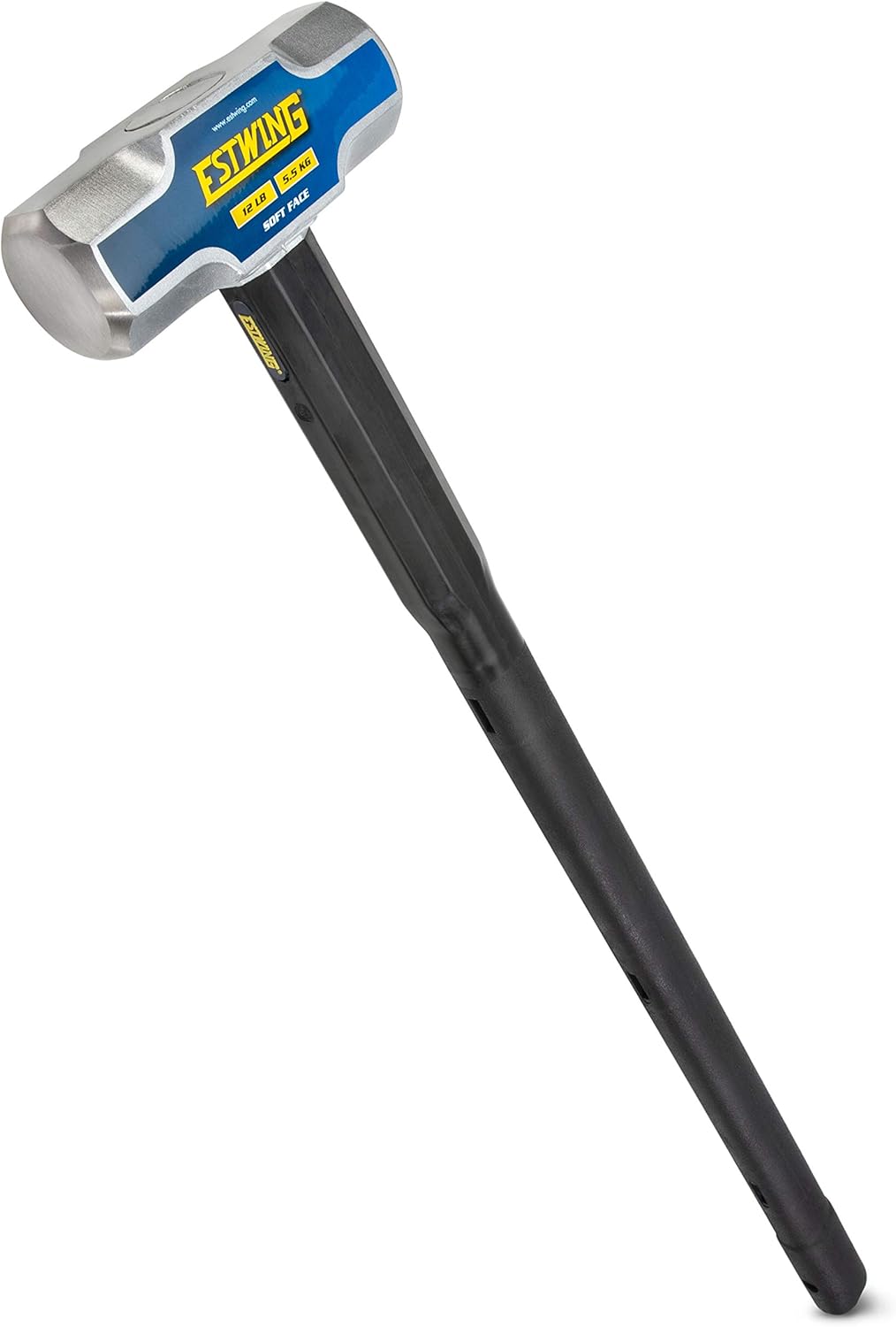 12-Pound Soft Face Sledge Hammer with Vulcanized Rubber Overlay Handle E5815