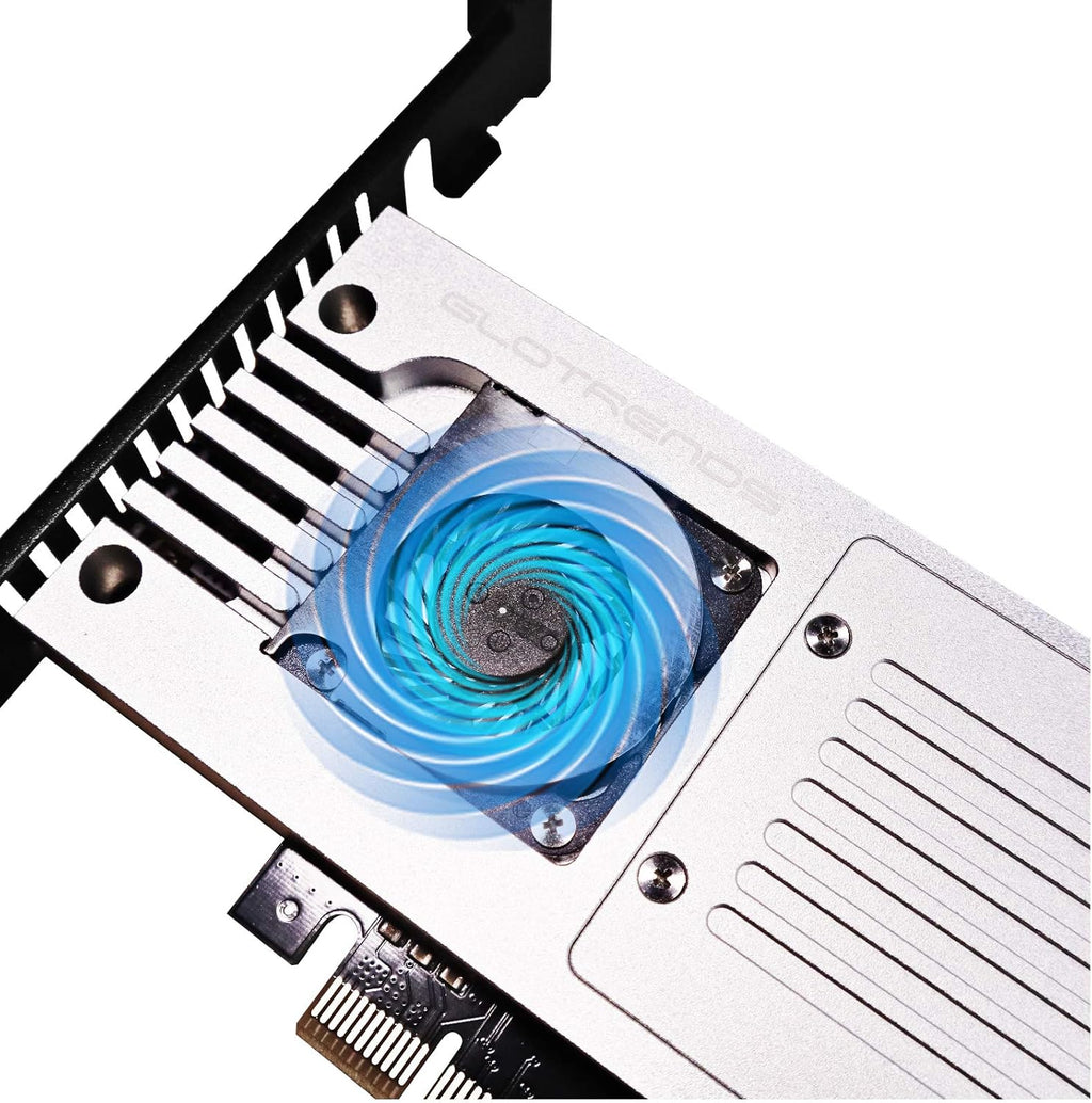 4-Bay M.2 NVME Adapter with PCIE 3.0 X8 Bandwidth A5208