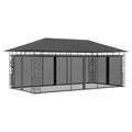 Anthracite Gazebo with Mosquito Net K707443