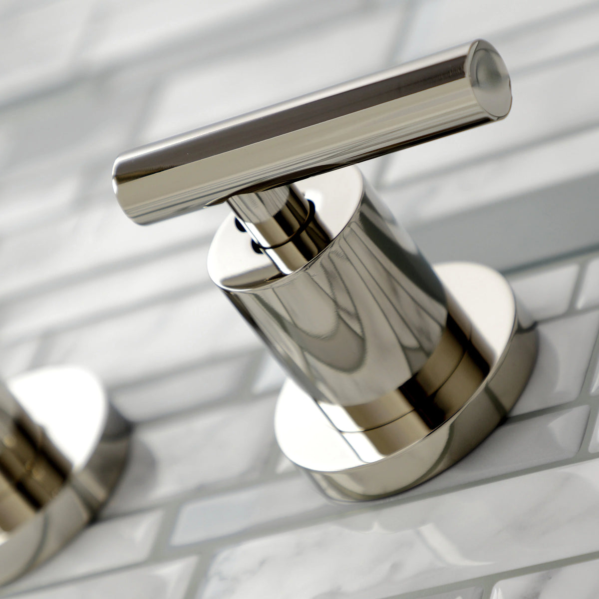 2-Handle Wall Mount Roman Tub Faucet Brushed Brass K178