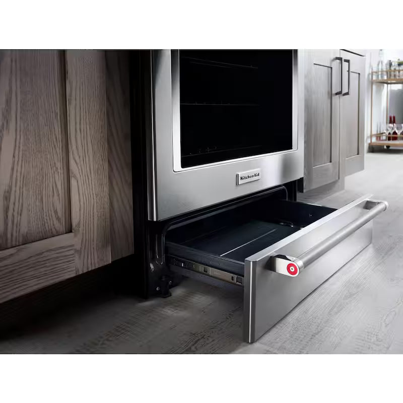 7.1 cu. ft. Slide-In Electric Range with Convection Oven Stainless Steel D843122