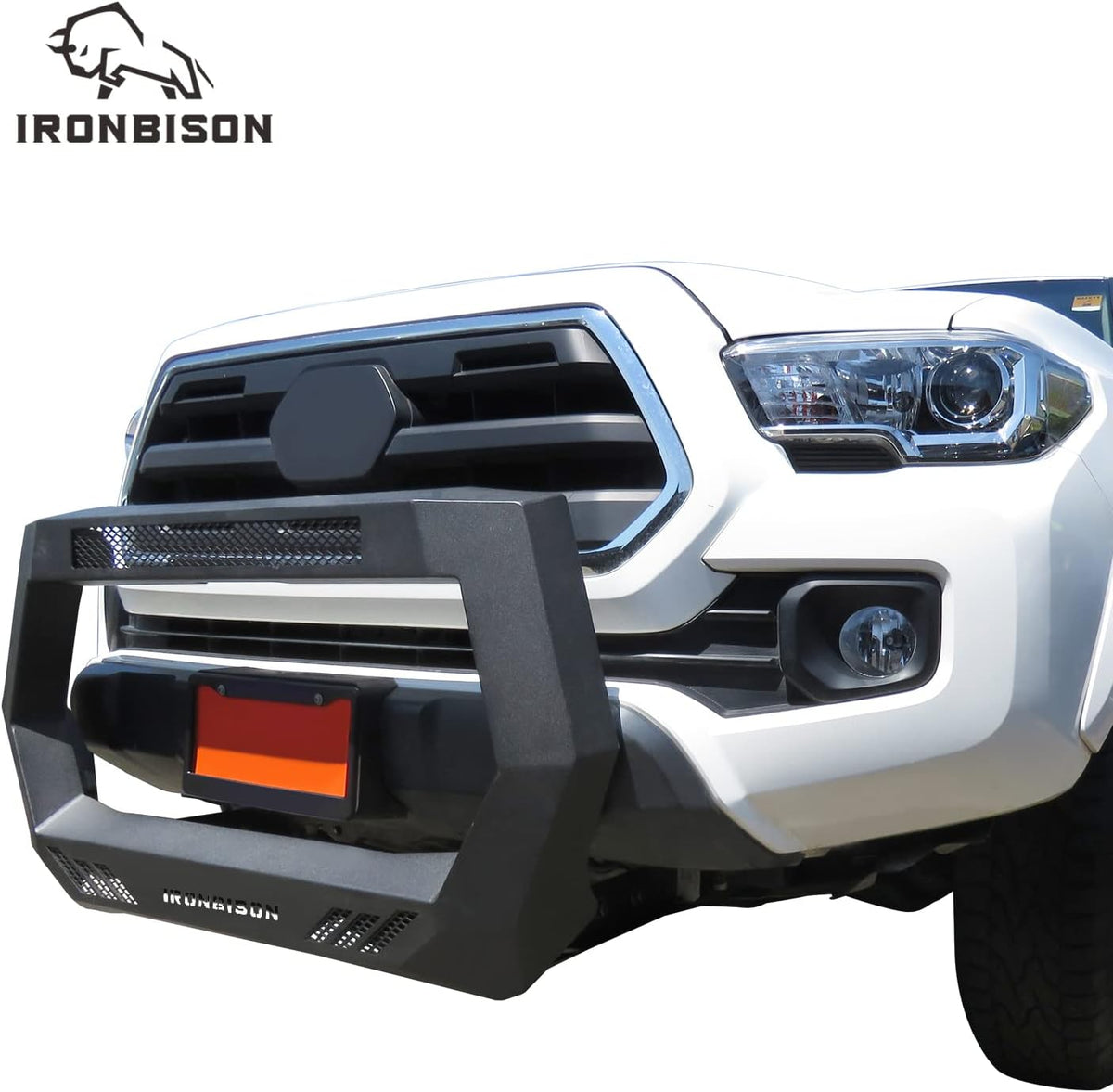 Black Front Bumper Brush Grille Guard V1345