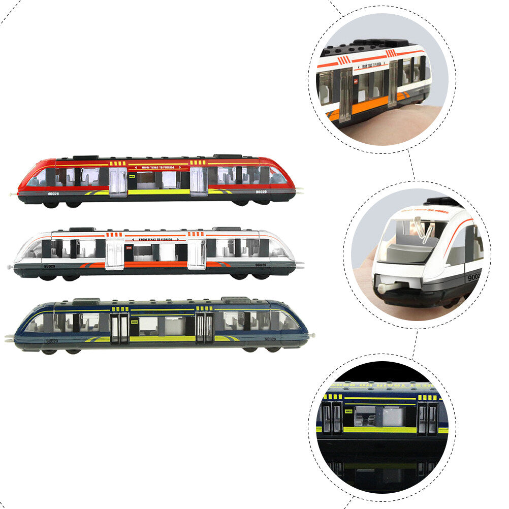 3pcs Simulation Electric Train Toy B7501
