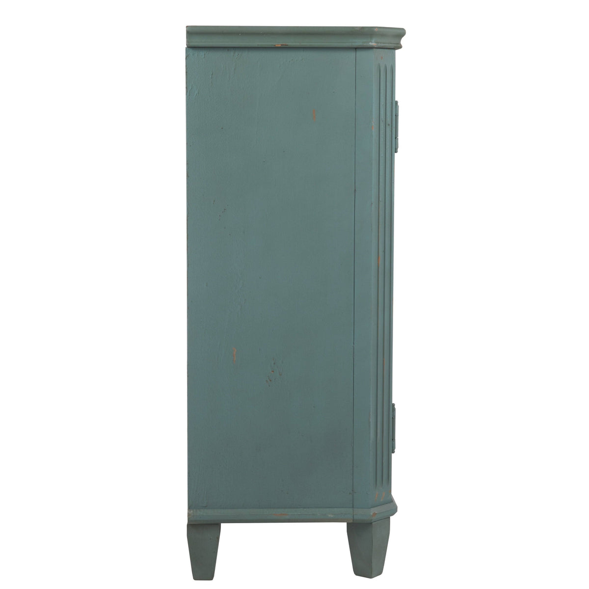 Antique Teal Door Accent Cabinet O775127