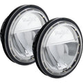 4.5 in. Round Chrome LED Headlight with Halo - Set of 2 N889047