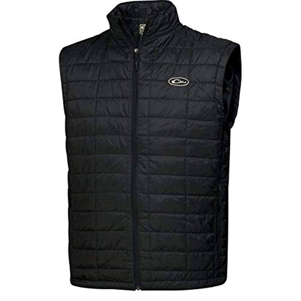 Synthetic Down Packable Vest Black E197