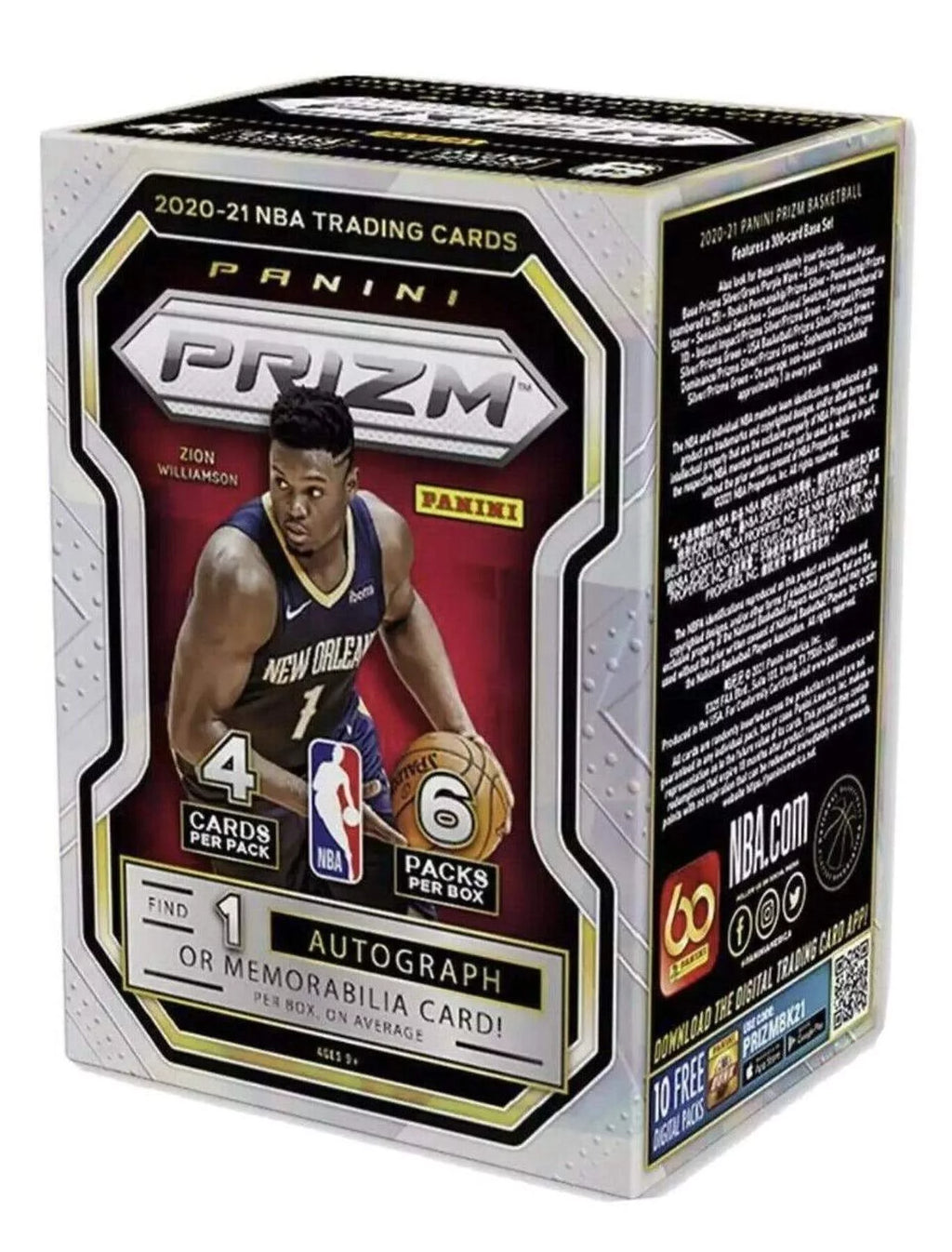 2020-21 NBA Basketball Trading Cards Blaster Box 24 Cards V101