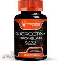 1500mg Quercetin with Bromelain Capsules 120 Count U9338
