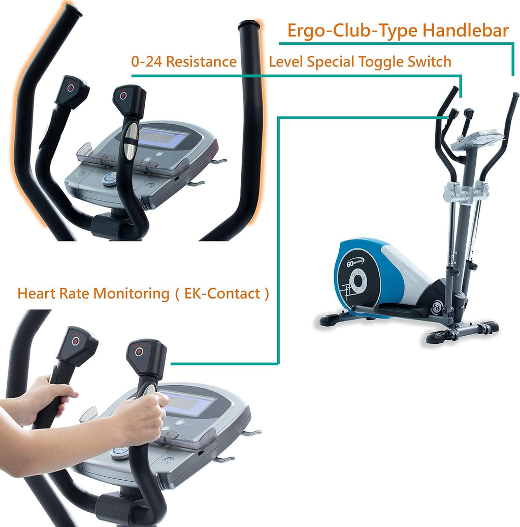 Elliptical Exercise Cross Trainer with Adjustable Arms and Pedals L5000