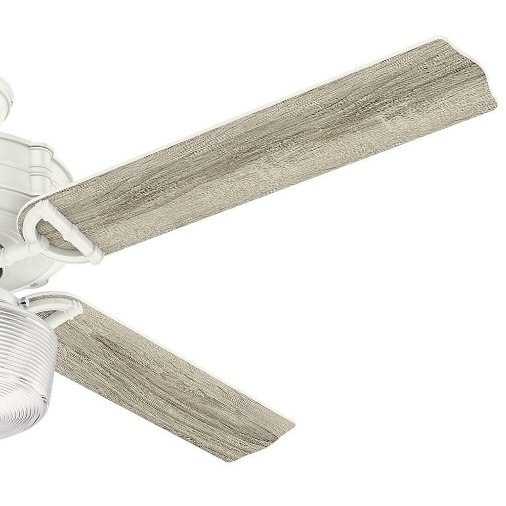 Fresh White Ceiling Fan with Light B6883