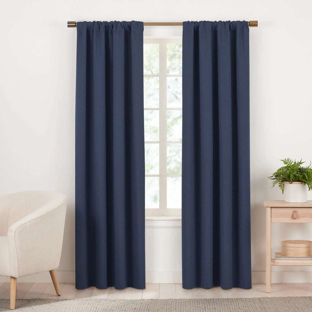 Organic Cotton Window Curtain Pair White 84 D333