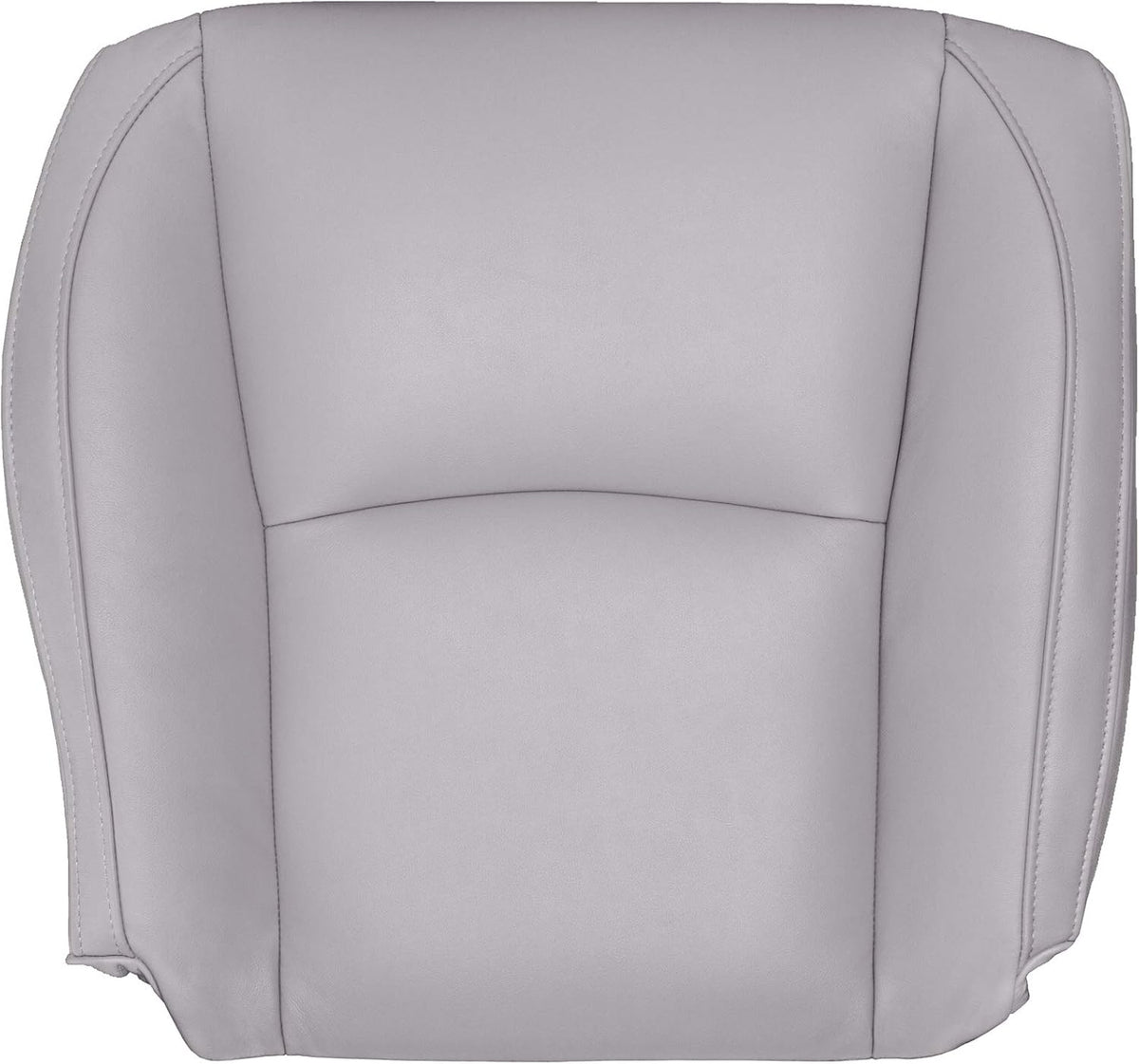 Passenger Bottom Replacement Leather Seat Cover Dark Gray O774