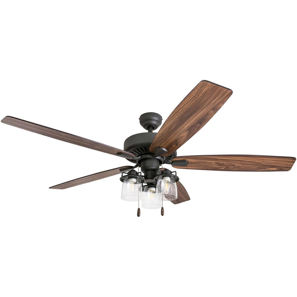Bronze 60-Inch LED Ceiling Fan with Pull Chains P778370