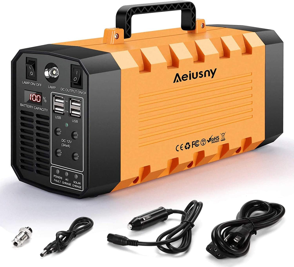 Portable Power Station 288Wh 500W Solar Generator V19678