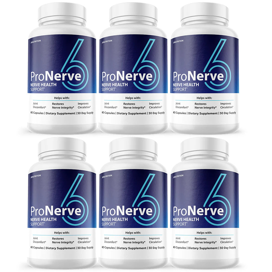 Nerve Health Supplement 6 Bottles Q479