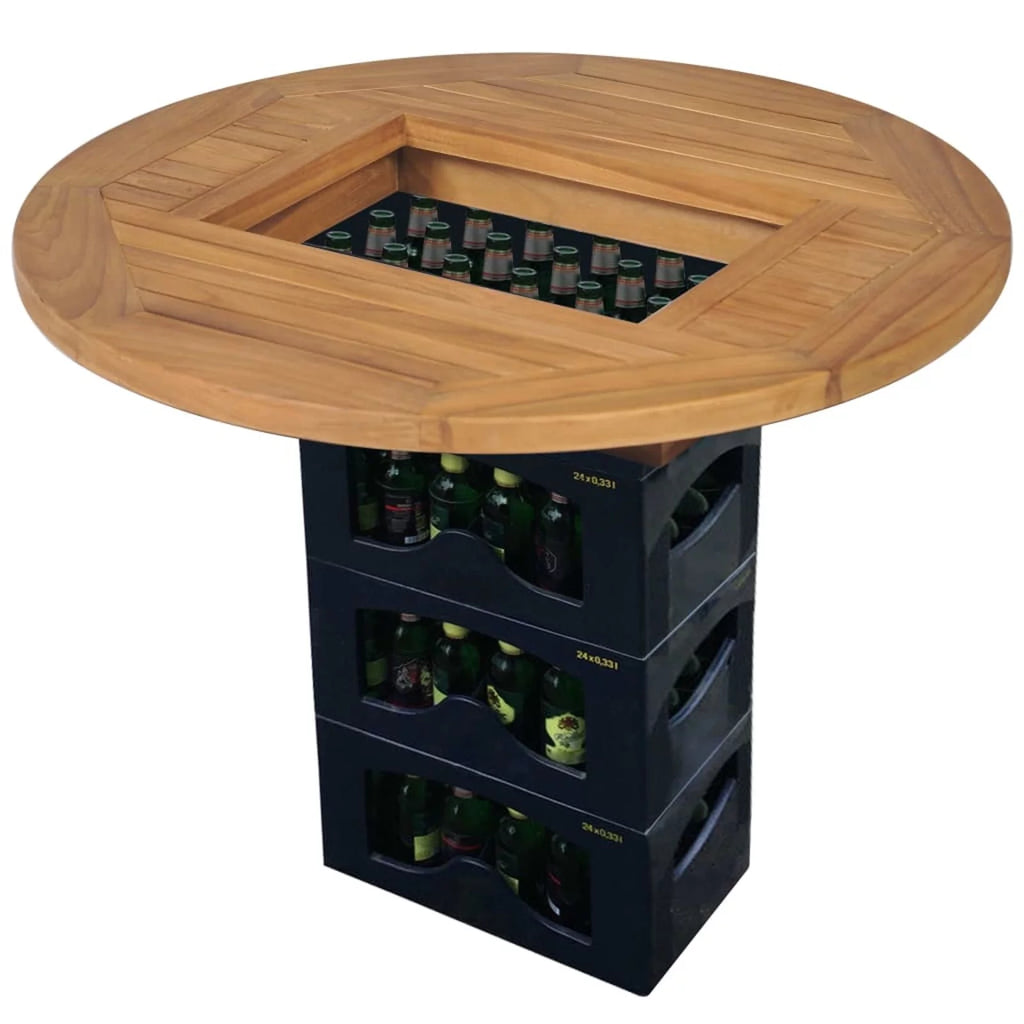 Teak Tabletop Crate V57489