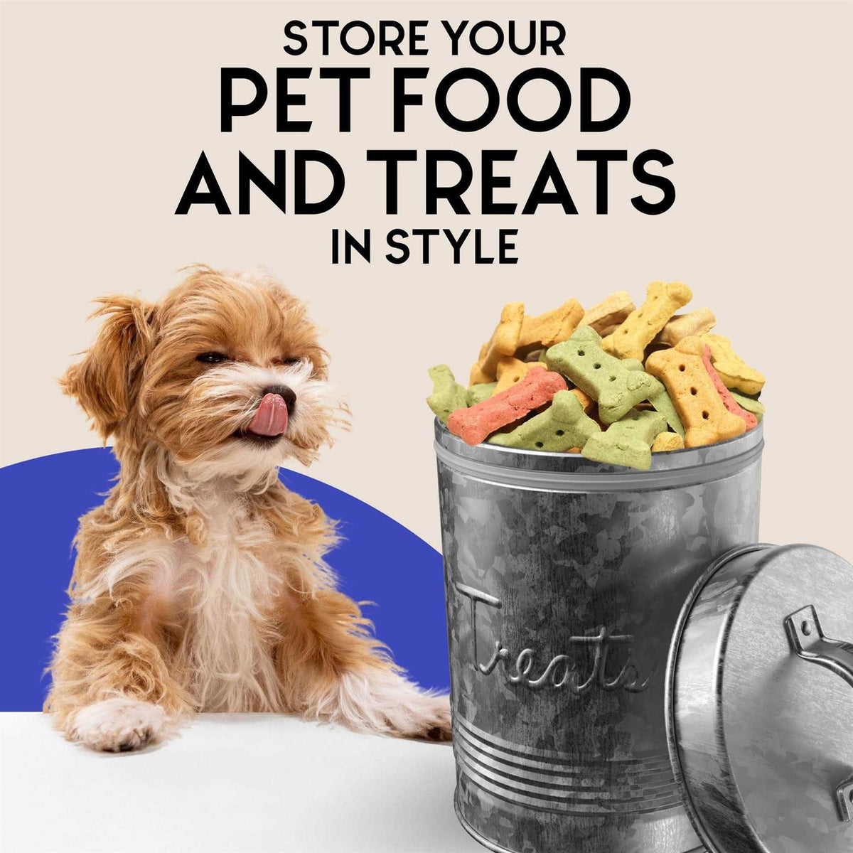 Pet Treats Storage Canister S9159