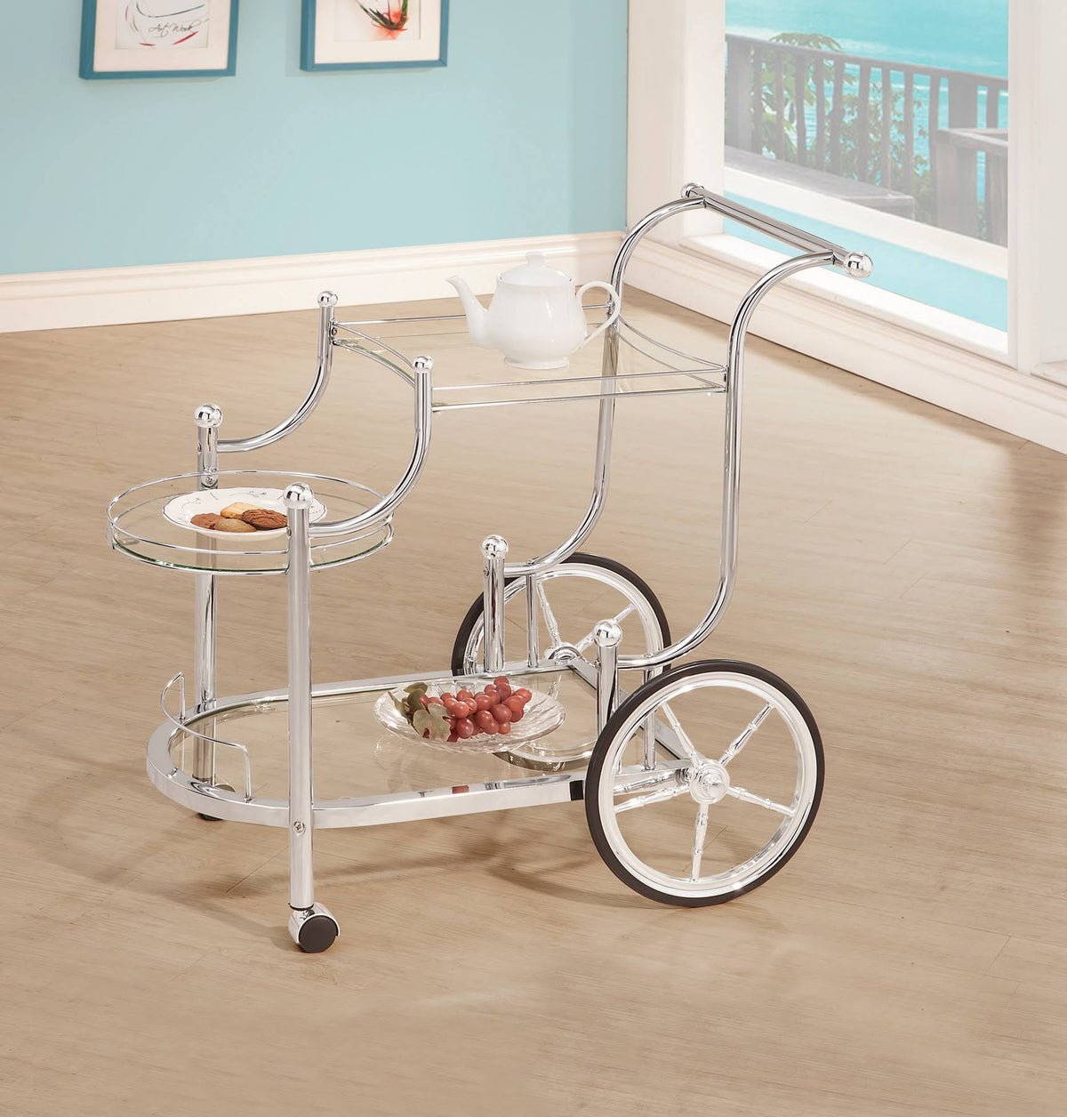 Chrome Serving Cart G821146