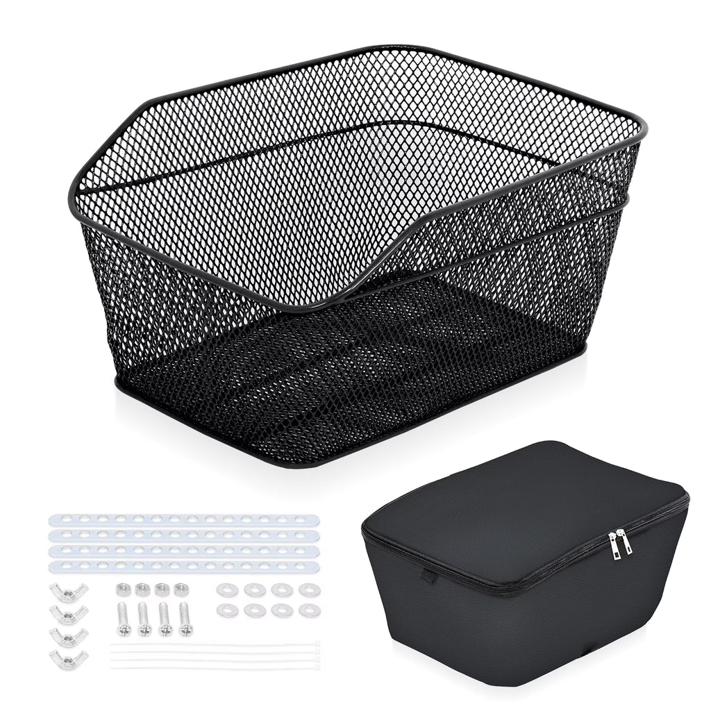 Bicycle Basket with Waterproof Cover H6154