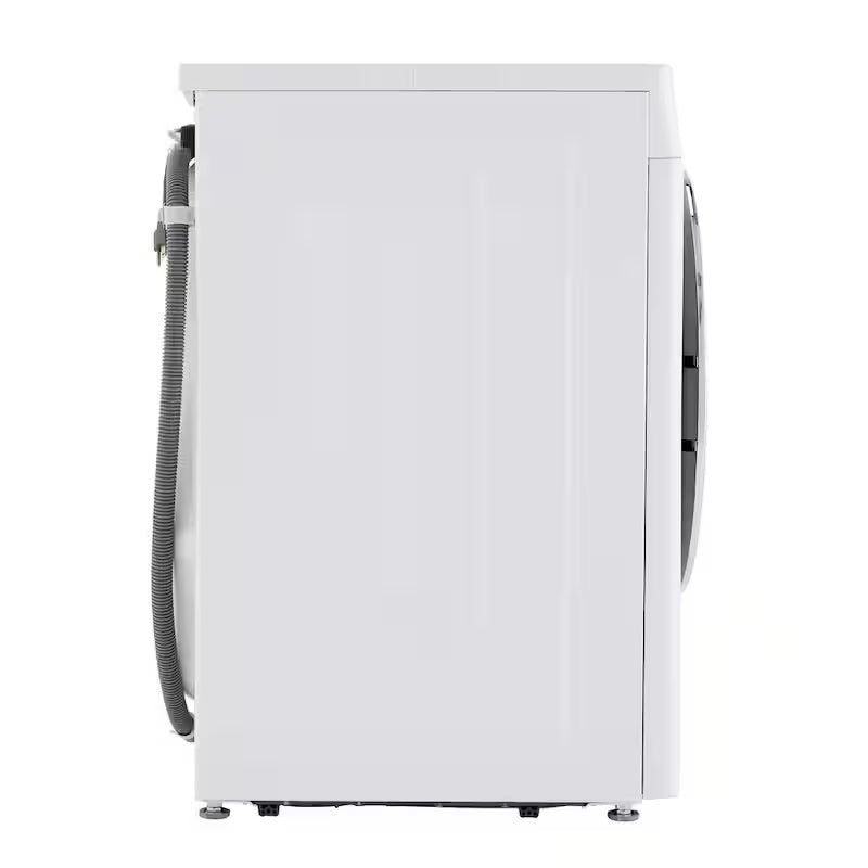 24 in. W 2.4 Cu. Ft. Compact Stackable Smart Front Load Washer in White with Steam D849150
