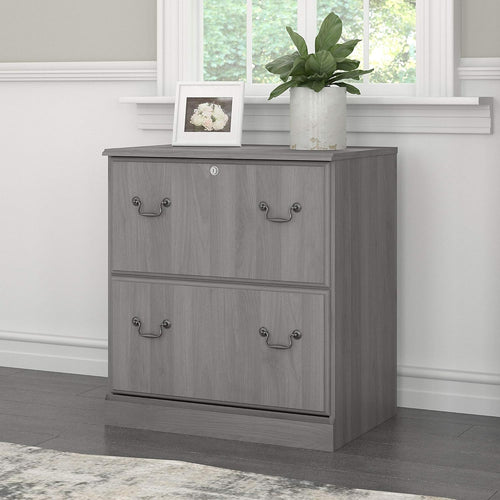 2 Drawer Lateral File Cabinet, Gray U76001