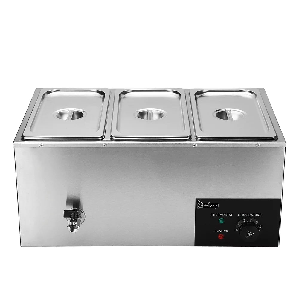 6.9Qt Stainless Steel Food Warmer Steam Table S6088