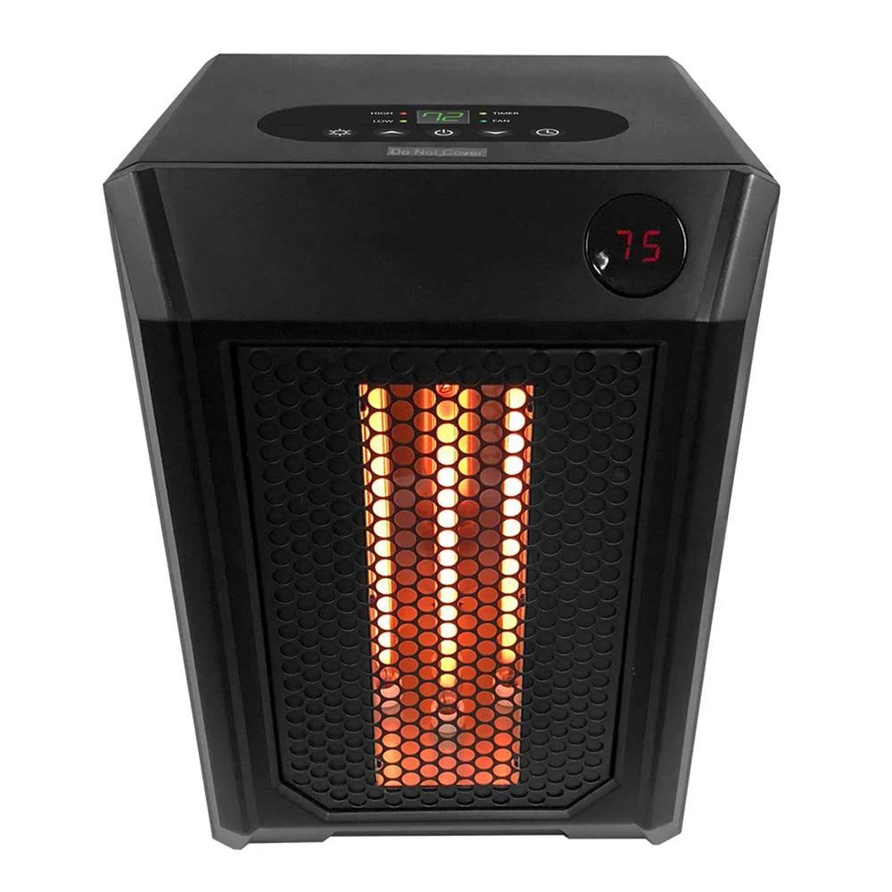 1,500-Watt Electric Infrared Portable Space Heater with Remote Control Q613