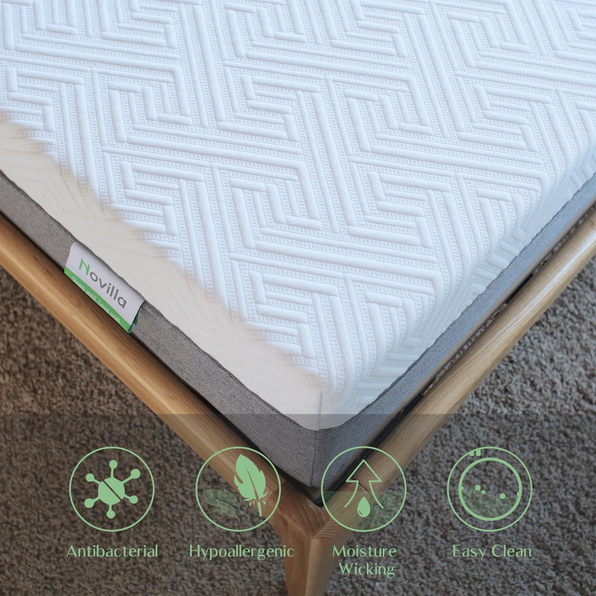Queen 10 inch Memory Foam Mattress B24967