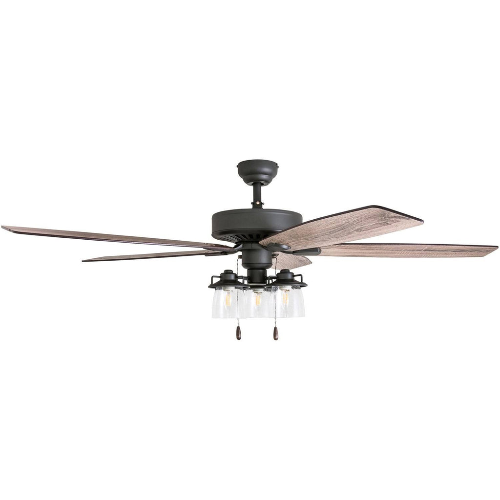 Bronze 60-Inch LED Ceiling Fan with Pull Chains P778370
