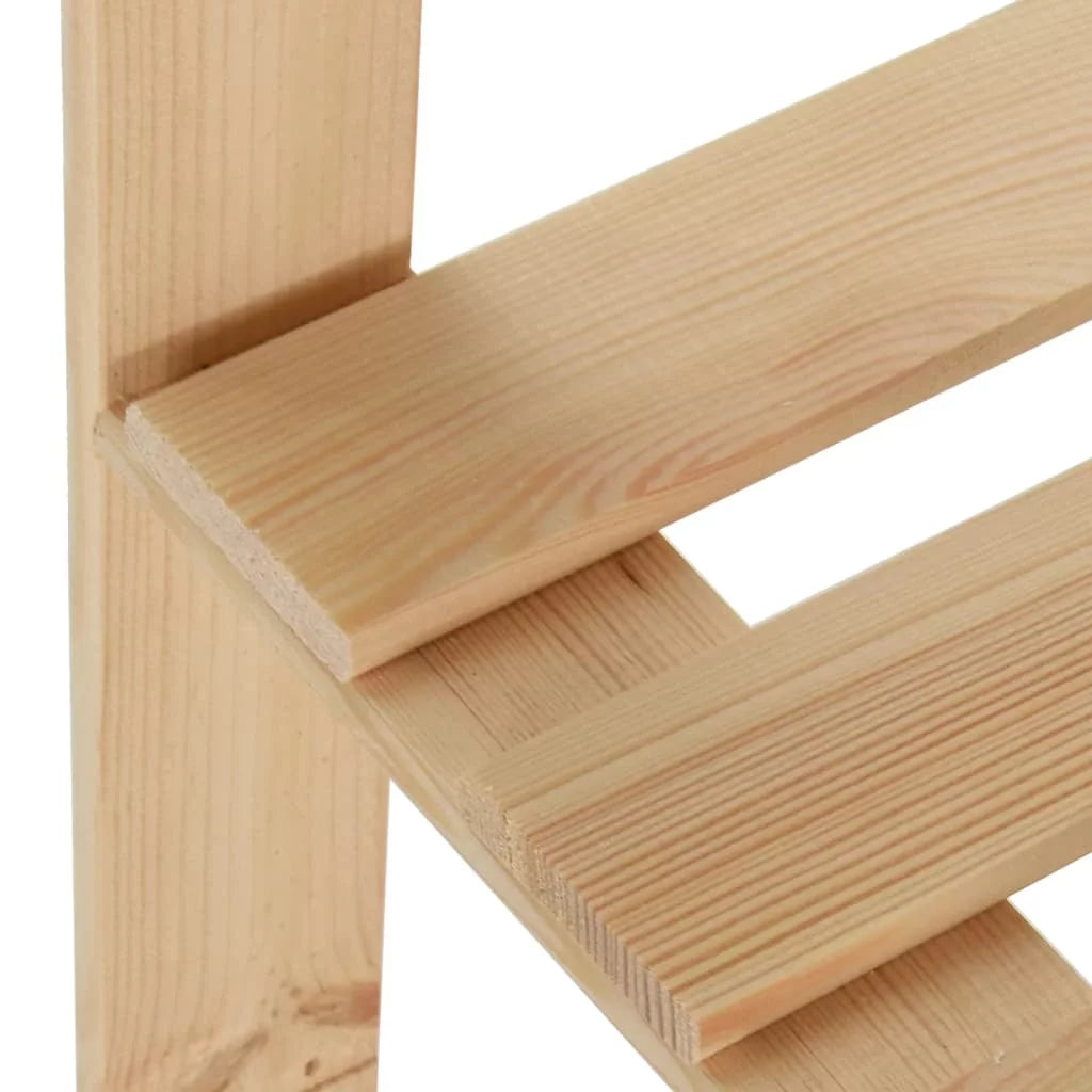 5-Tier Solid Wood Pine Corner Rack F1602