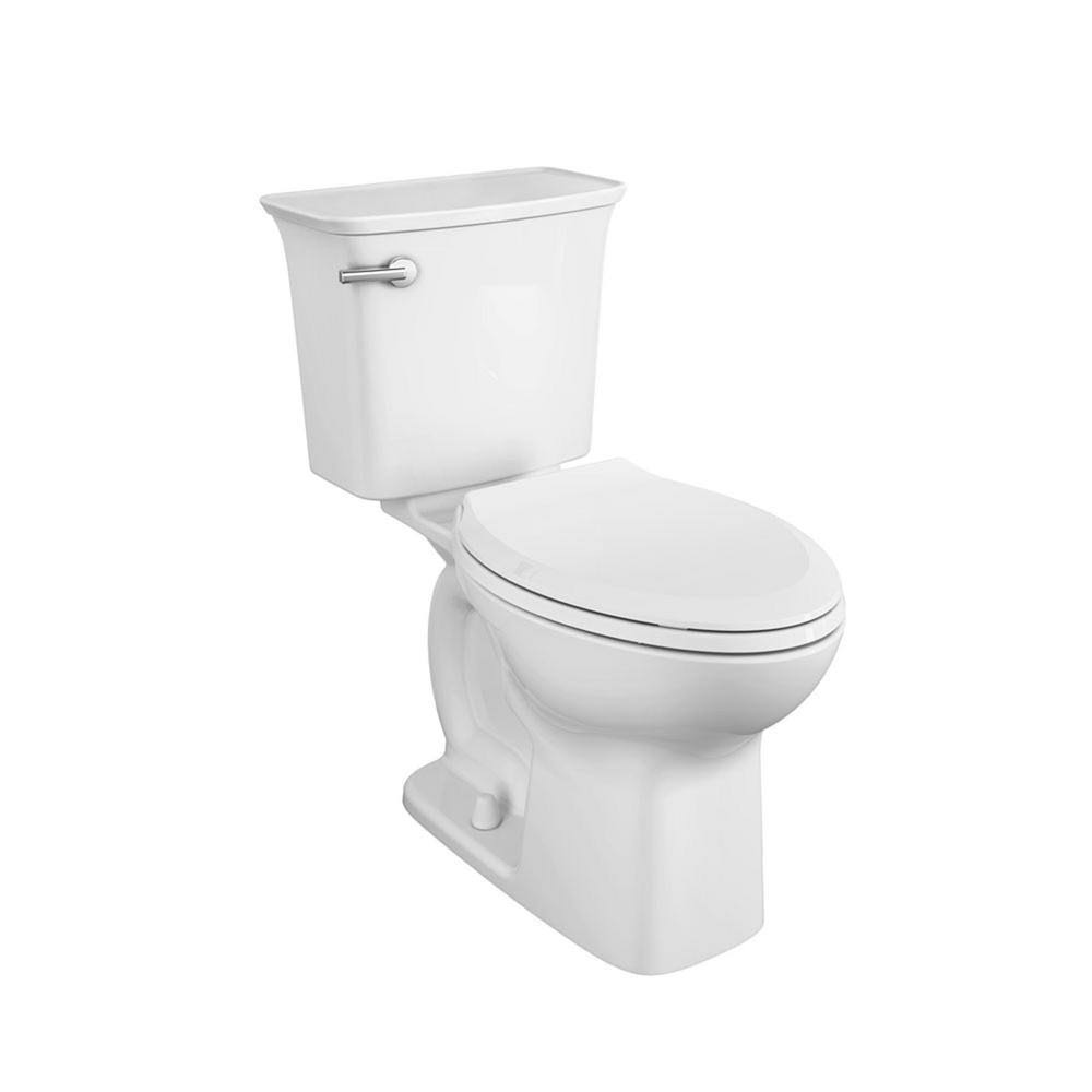White Elongated 2-Piece Toilet, Seat Included M732