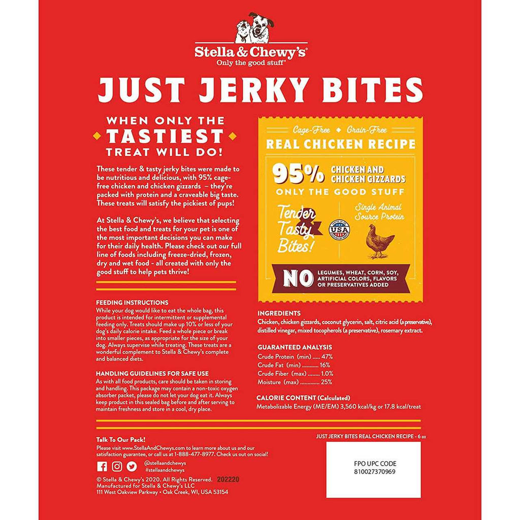 Just Jerky Bites Dog Treats U234