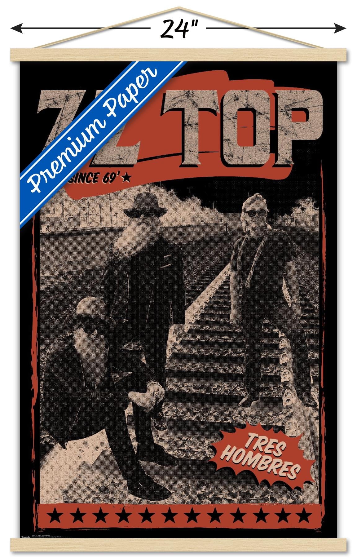 Wall Poster with Wooden Magnetic Frame, 22.375 x 34 T21321